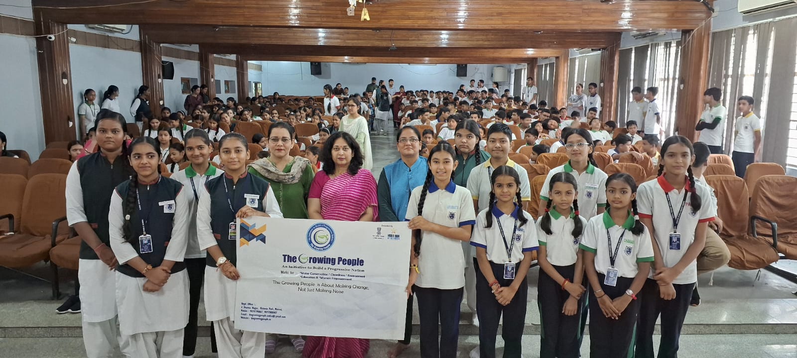 MEETING FOR ENVIRONMENT WITH STUDENT COUNCIL OF RADHA GOVIND PUBLIC SCHOOL